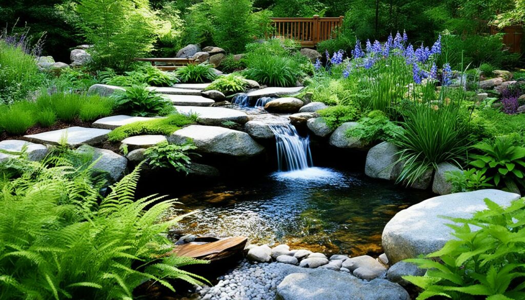 backyard stream design