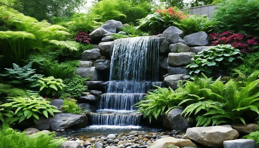 garden waterfall design