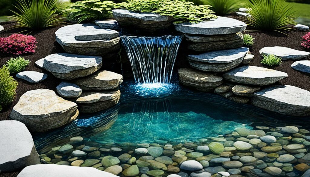 natural stone water features