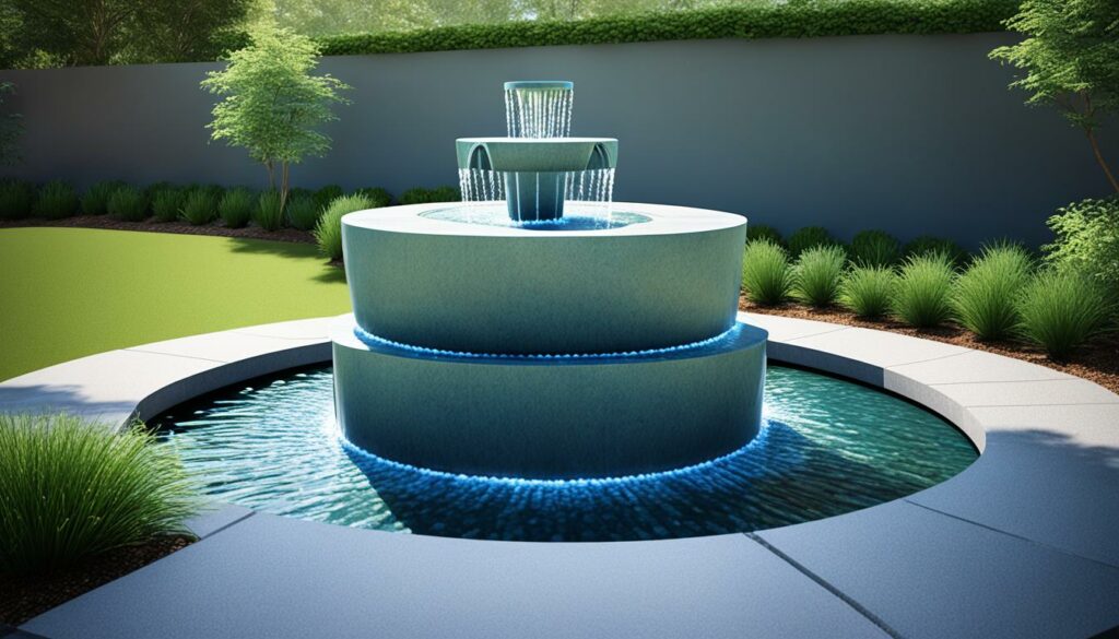 outdoor fountains