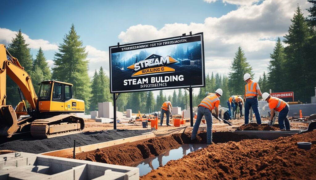 stream building costs