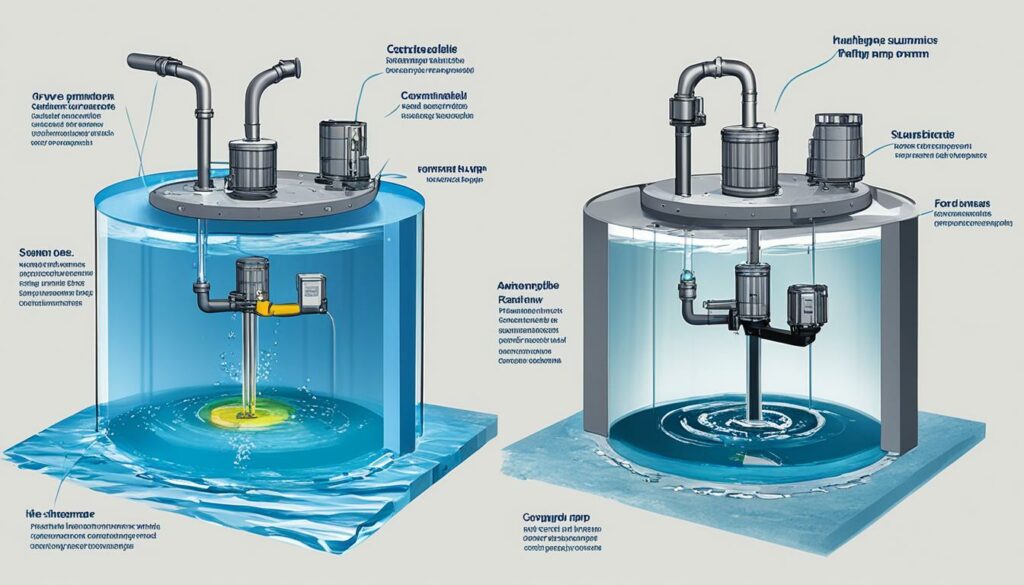 submersible pumps surface pumps centrifugal pumps and propeller pumps