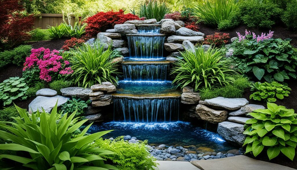 tranquil water feature