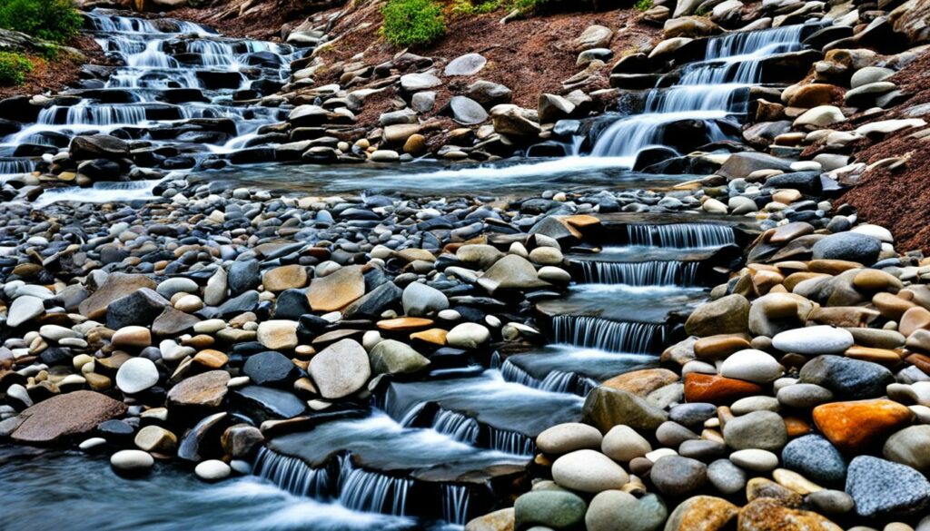 types of natural stones for waterfalls